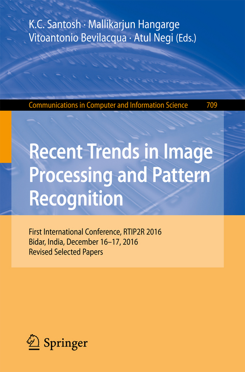 Recent Trends in Image Processing and Pattern Recognition - 