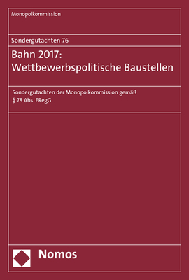 Sondergutachten 75: Stand und Perspektiven des Wettbewerbs im deutschen Krankenversicherungssystem - 