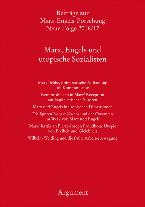 Marx, Engels und utopische Sozialisten - 