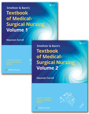 ANZ Package of Farrell's Smeltzer & Bare's Textbook of          Medical-Surgical Nursing Print Book with PrepU 24 months Access -  FARRELL