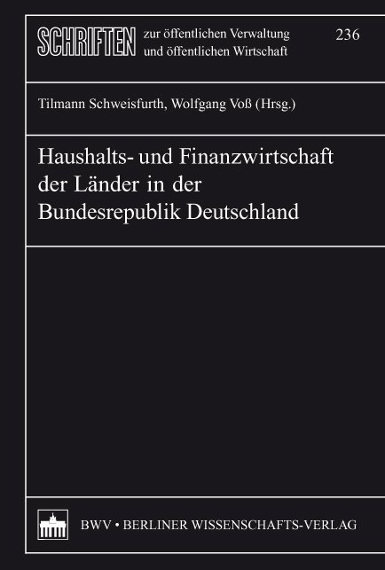 Haushalts- und Finanzwirtschaft der Länder in der Bundesrepublik Deutschland - 