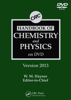 CRC Handbook of Chemistry and Physics on DVD Version 2013 - 