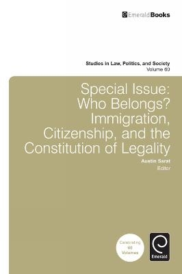 Special Issue: Who Belongs? - 