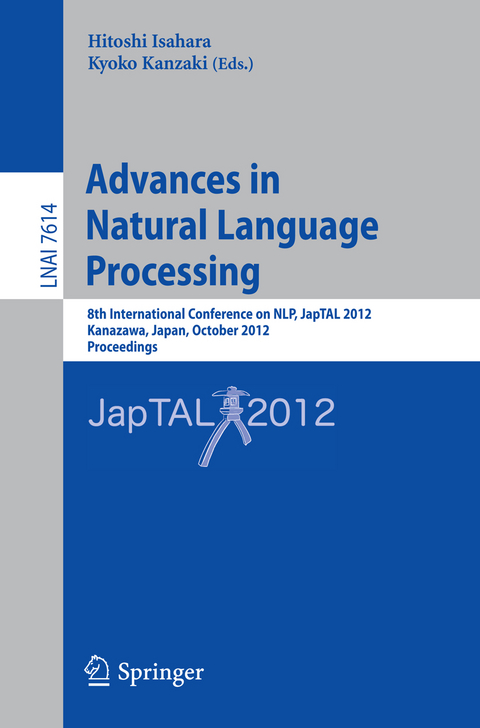 Advances in Natural Language Processing - 