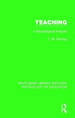 Teaching - C.M. Fleming