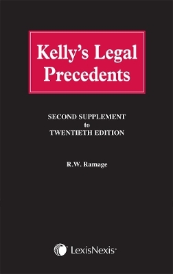 Kelly's Legal Precedents - Roderick W Ramage