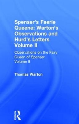 Observations On Fairy Queen V2 - Thomas Warton