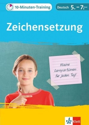 Klett 10-Minuten-Training Zeichensetzung