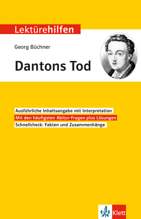 Klett Lektürehilfen Georg Büchner, Dantons Tod - Hansjürgen Popp