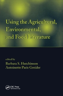 Using the Agricultural, Environmental, and Food Literature - 