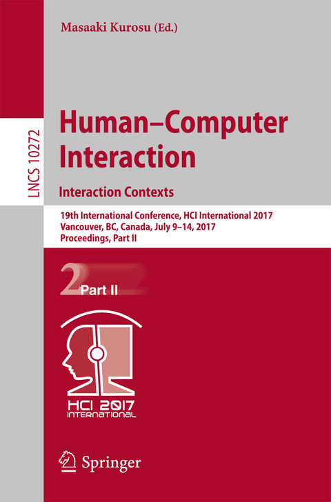 Human-Computer Interaction. Interaction Contexts - 