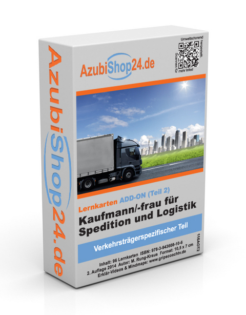 AzubiShop24.de Add-on-Lernkarten Kaufmann / Kauffrau für Spedition und Logistikdienstleistung - Michaela Rung-Kraus