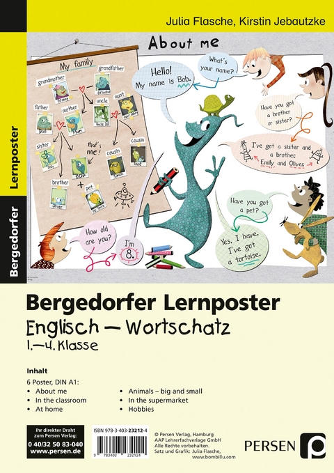 Lernposter Englisch - Wortschatz - Julia Flasche, Kirstin Jebautzke