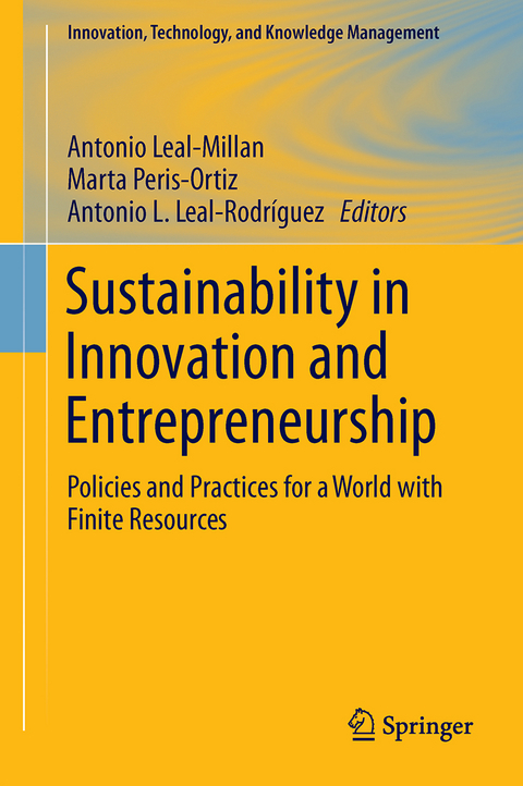 Sustainability in Innovation and Entrepreneurship - 