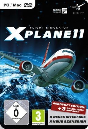 XPlane 11, 1 DVD-ROM