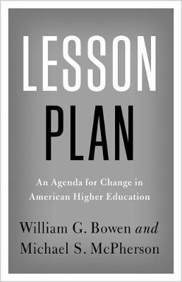 Lesson Plan - William G. Bowen, Michael McPherson