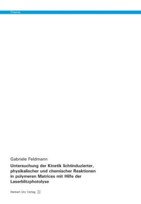 Untersuchung der Kinetik lichtinduzierter, physikalischer und chemischer Reaktionen in polymeren Matrices mit Hilfe der Laserblitzphotolyse - Gabriele Feldmann