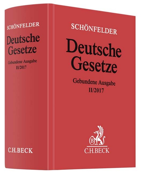 Deutsche Gesetze Gebundene Ausgabe II/2017 - 