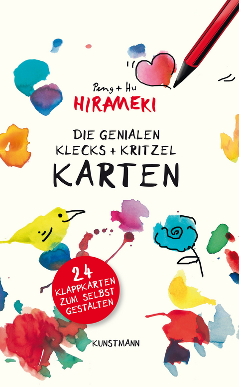 Die genialen HIRAMEKI.Klecks+Kritzel-Karten -  Peng + Hu