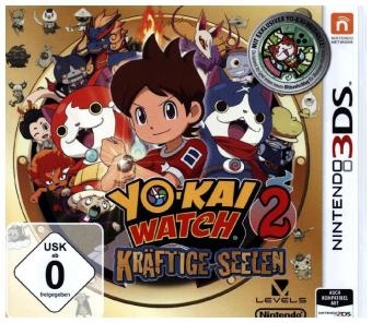 Yo-Kai Watch 2, Kräftige Seelen, 1 Nintendo 3DS-Spiel + Medaille