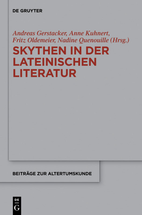 Skythen in der lateinischen Literatur - 