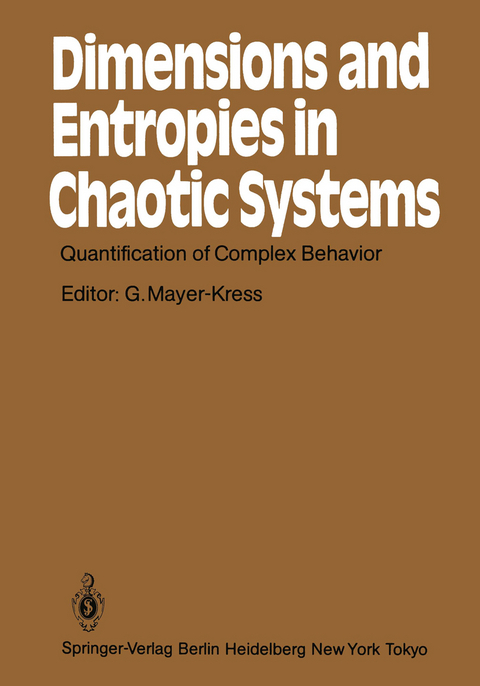 Dimensions and Entropies in Chaotic Systems - 