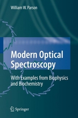 Modern Optical Spectroscopy - William W. Parson