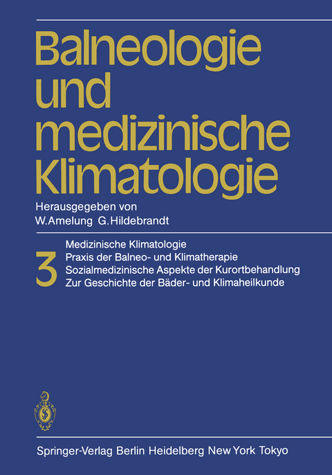 Balneologie und medizinische Klimatologie - 