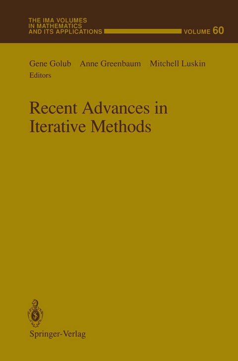 Recent Advances in Iterative Methods - 