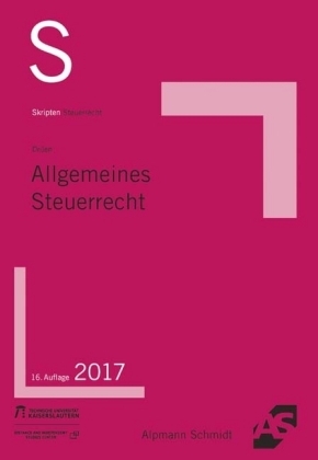 Skript Allgemeines Steuerrecht - Klaus-Dieter Drüen