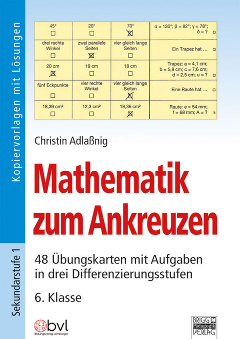 Mathematik zum Ankreuzen - Christin Adlaßnig