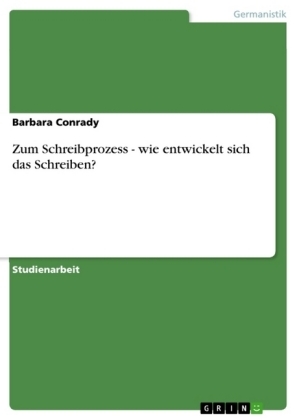 Zum Schreibprozess - wie entwickelt sich das Schreiben? - Barbara Conrady