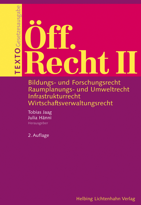 TEXTO Öff. Recht II - 