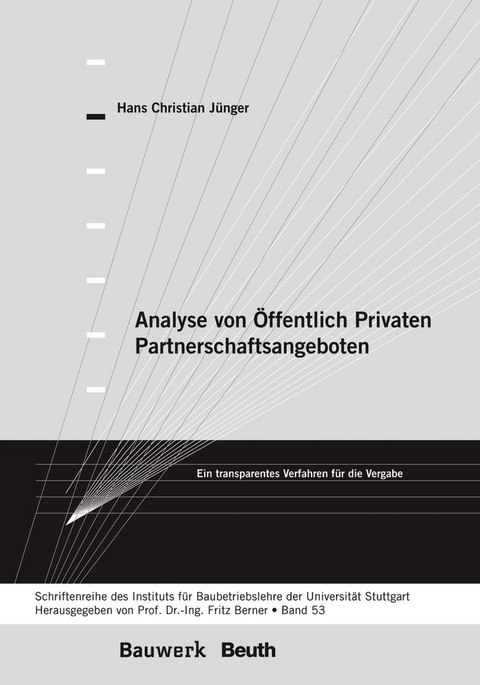 Analyse von Öffentlich Privaten Partnerschaftsangeboten - Hans Christian Jünger