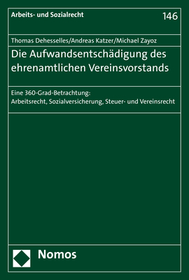 Die Aufwandsentschädigung des ehrenamtlichen Vereinsvorstands - Thomas Dehesselles, Andreas Katzer, Michael Zayoz