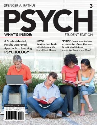 PSYCH3 (with CourseMate Printed Access Card) - Spencer Rathus