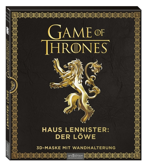 Game of Thrones - Haus Lennister: Löwe, 3D-Maske mit Wandhalterung