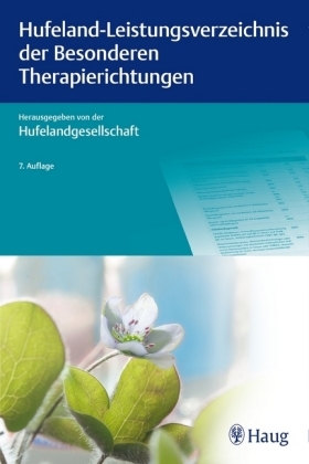 Hufeland-Leistungsverzeichnis der Besonderen Therapierichtungen - 