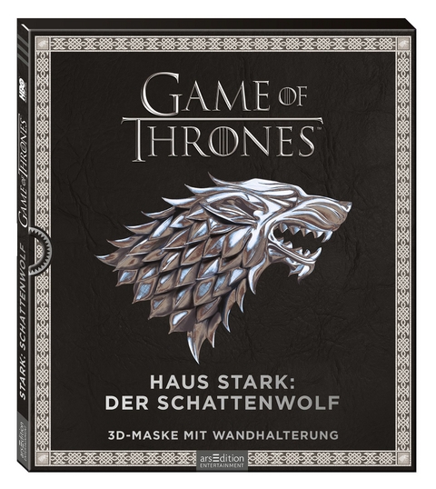 Game of Thrones - Haus Stark: Schattenwolf, 3D-Maske mit Wandhalterung