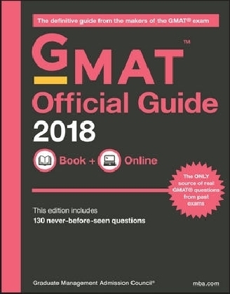 GMAT Official Guide 2018: Book + Online -  GMAC (Graduate Management Admission Council)