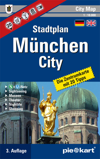 München City 1 : 10.000 Stadtplan