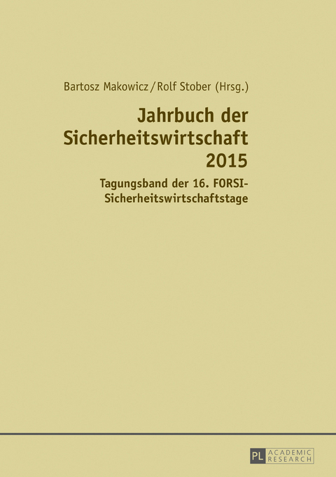 Jahrbuch der Sicherheitswirtschaft 2015 - 