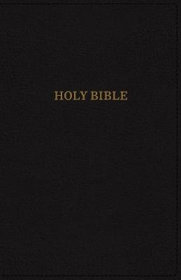 KJV, Reference Bible, Compact, Large Print, Leathersoft, Black, Red Letter, Comfort Print -  Thomas Nelson