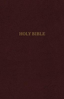 KJV Holy Bible: Personal Size Giant Print with 43,000 Cross References, Burgundy Bonded Leather, Red Letter, Comfort Print: King James Version -  Thomas Nelson