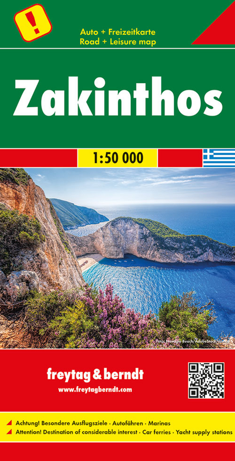 Zakinthos, Autokarte 1:50.000 - 