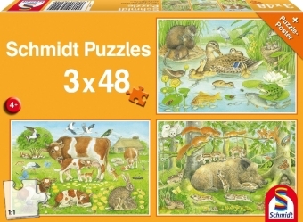 Tierfamilien (Kinderpuzzle)