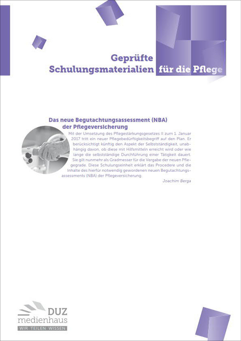 Das neue Begutachtungsassessment (NBA) der Pflegeversicherung - Joachim Berga