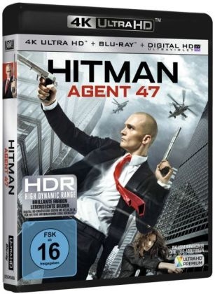 Hitman Agent 47 4K, 1 UHD-Blu-ray + 1 Blu-ray + Digital HD UV