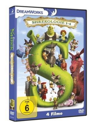 Shrek - Die komplette Geschichte, Teil 1-4, 4 DVD