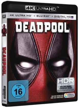 Deadpool 4K, 1 UHD-Blu-ray + 1 Blu-ray + Digital HD UV